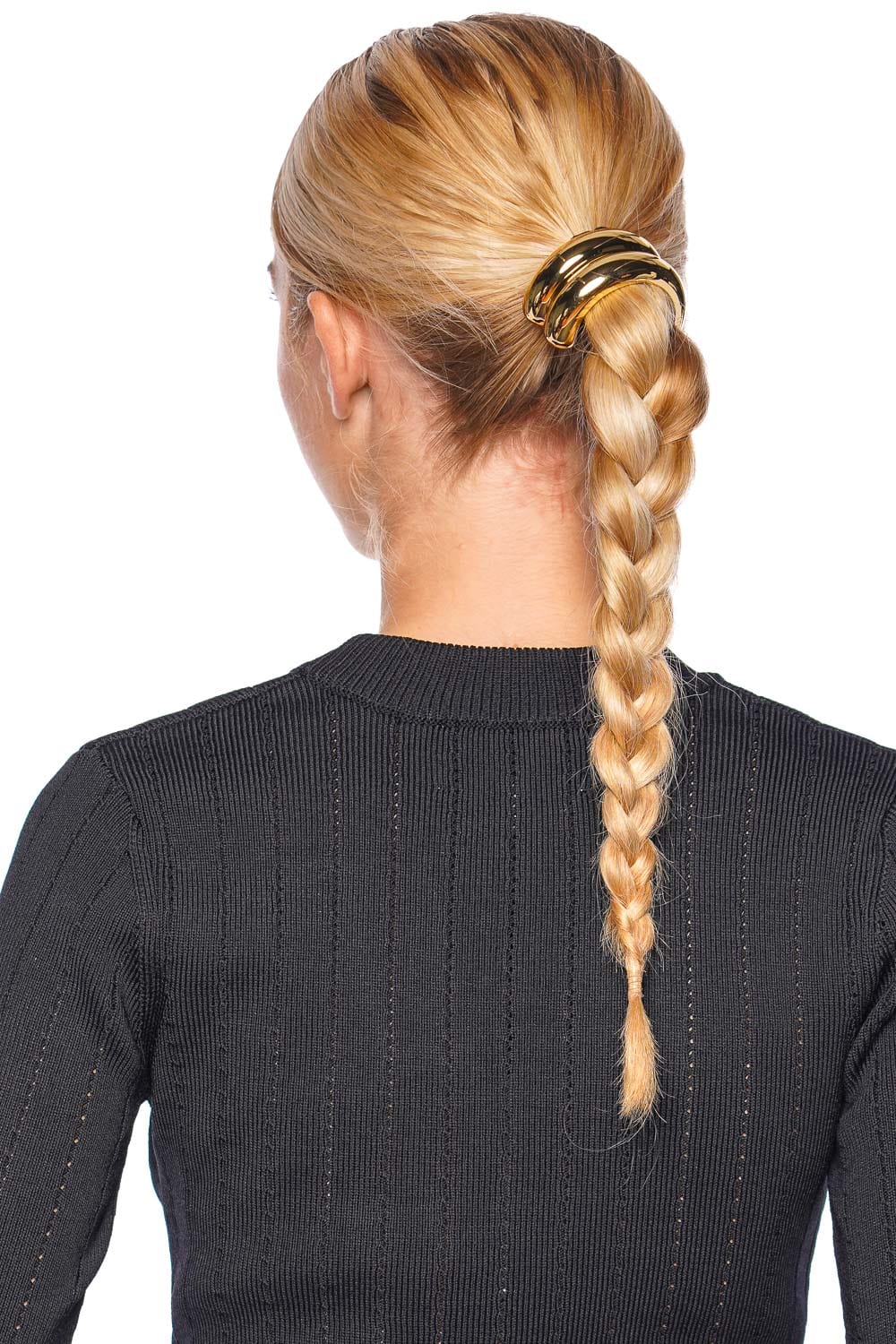 Glossy Gold Double Arch Pony Cuff