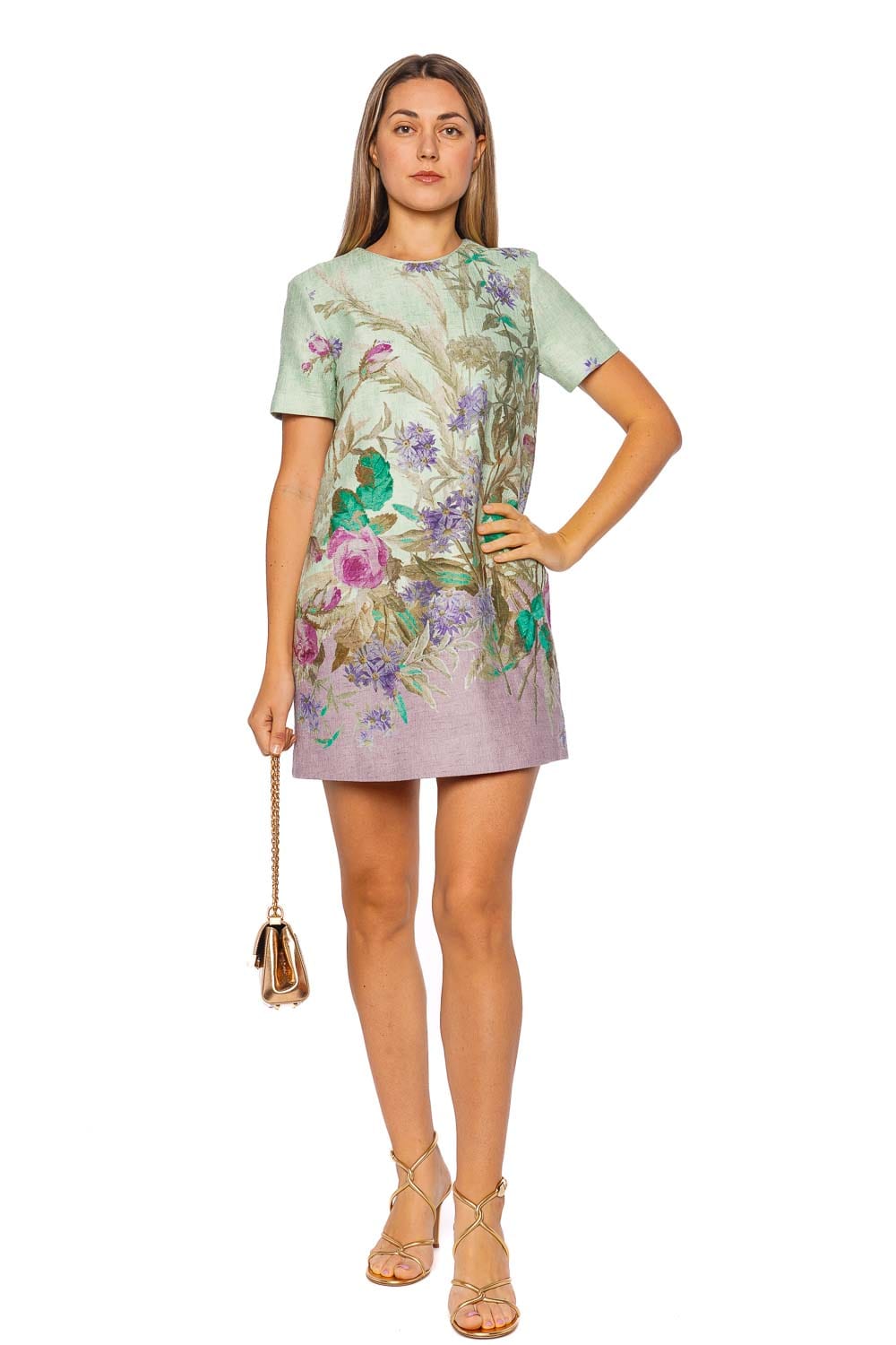 Heath Placée Floral Swing Mini Dress