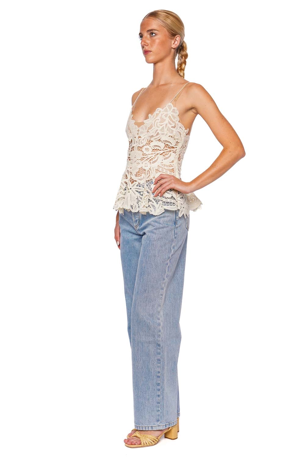 Lotta Pristine Floral Lace Top