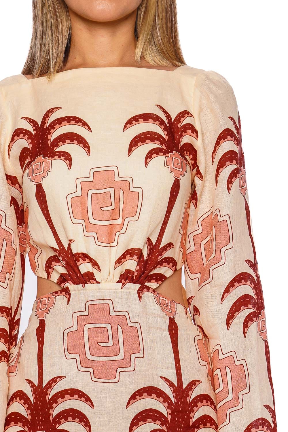 Wave After Wave Long Sleeve Mini Dress