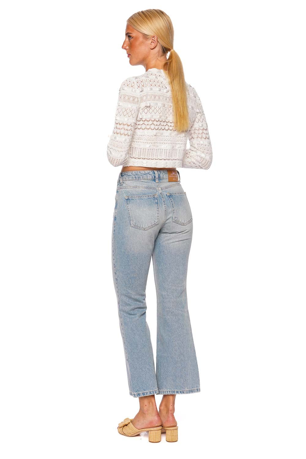 Roselline Ribbon Trim Bow Cardigan