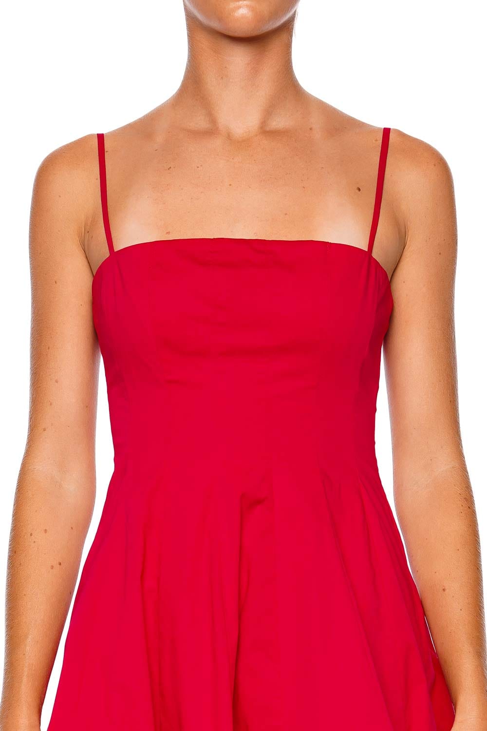 Wylie Cherry Cotton Mini Dress
