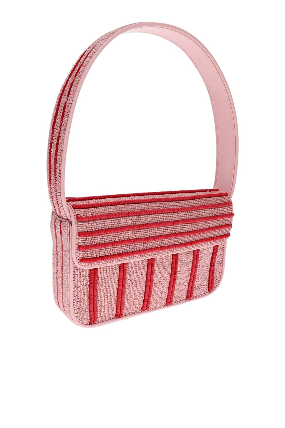 Tommy Montauk Stripe Beaded Shoulder Bag
