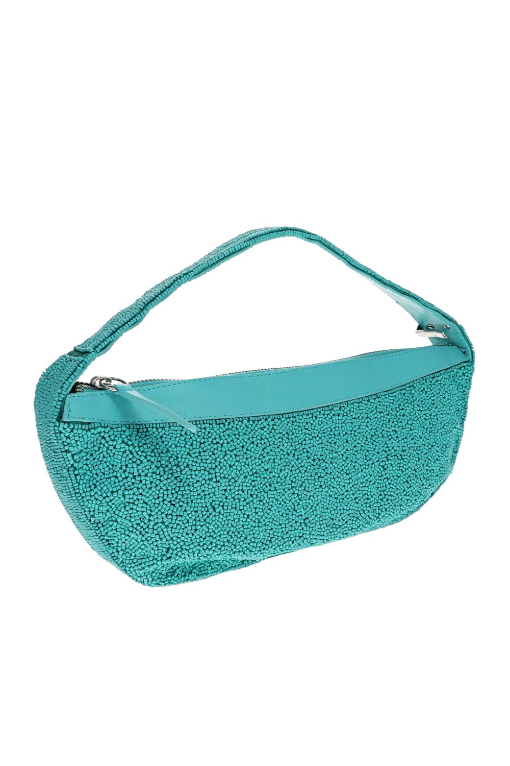 Demy Teal Beaded Shoulder Bag