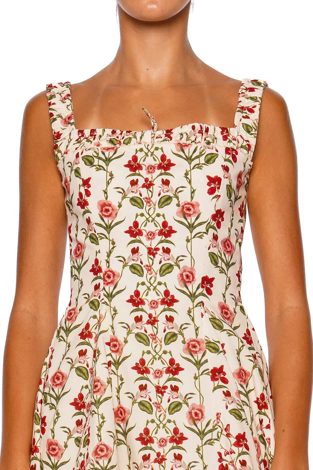 Moriche Canna Floral Mini Dress