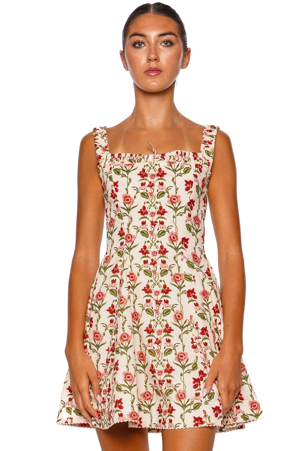 Moriche Canna Floral Mini Dress