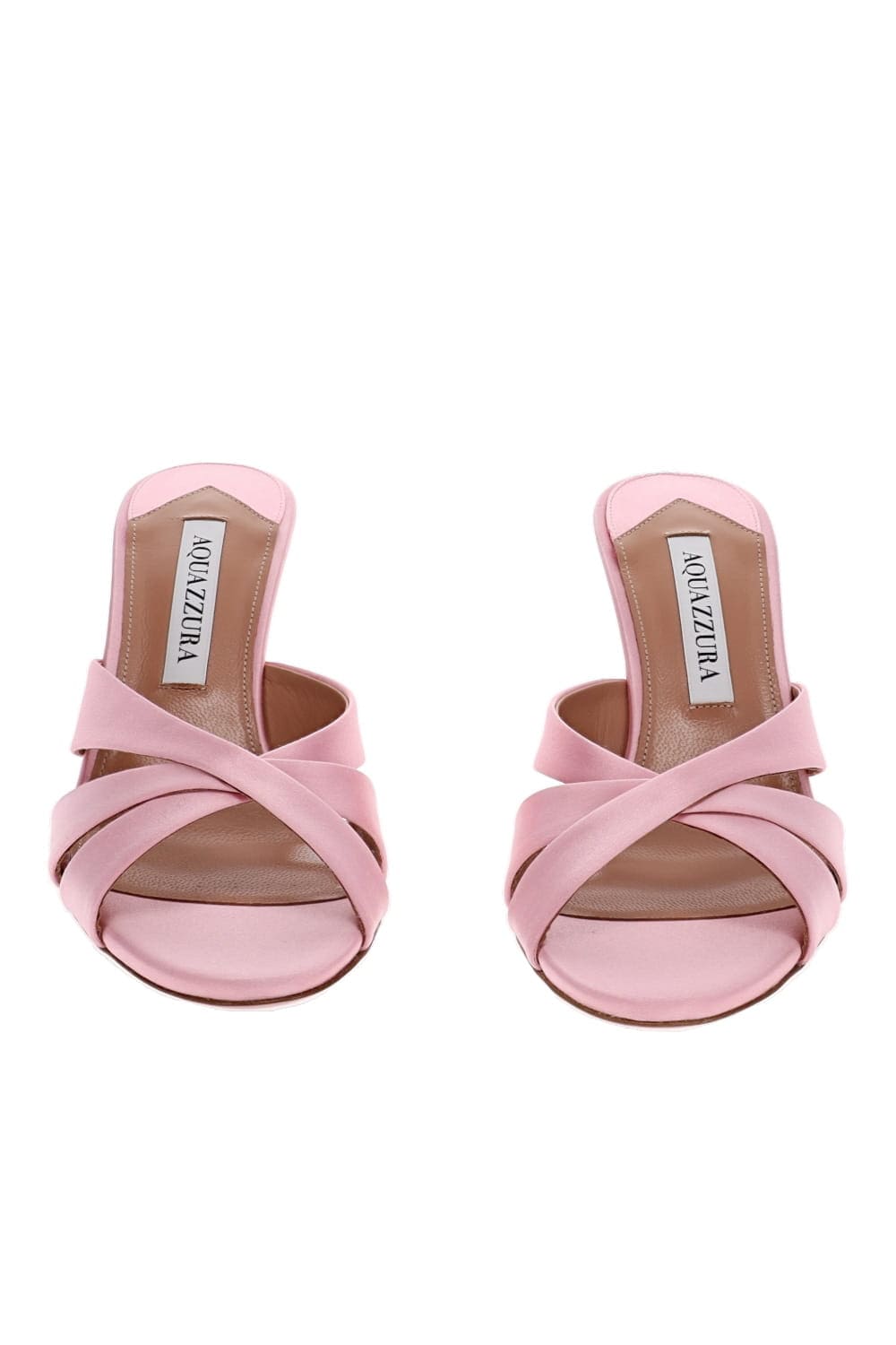 Kiss Me Quick Light Rose Crystal Mule