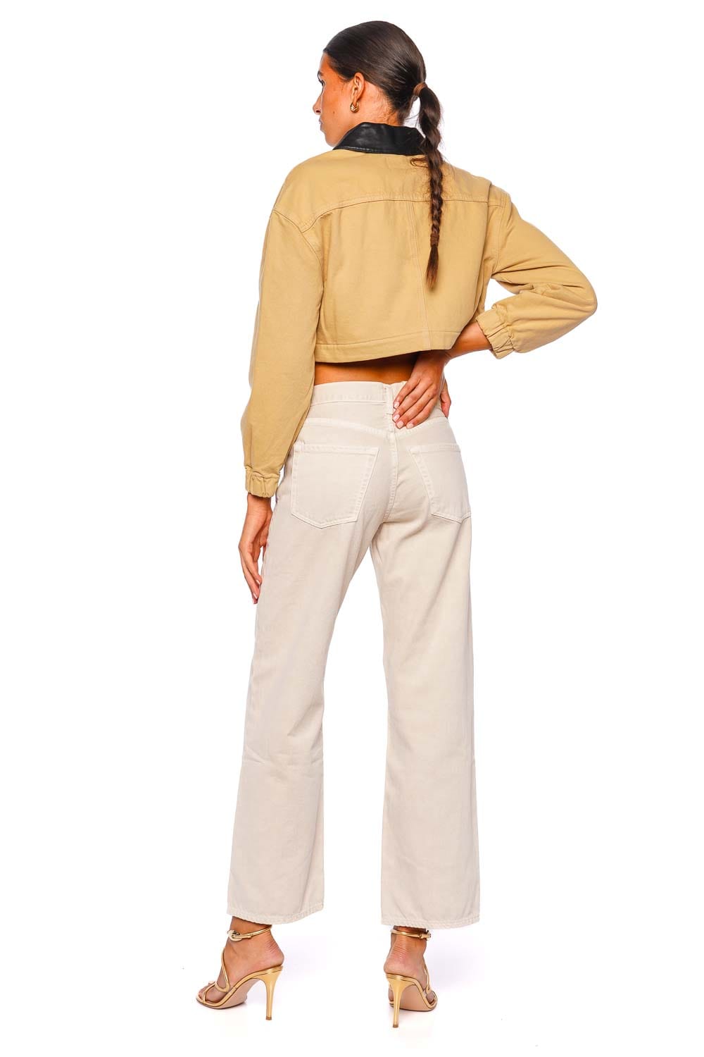 Lindz Low Rise Easy Straight Twill Jean