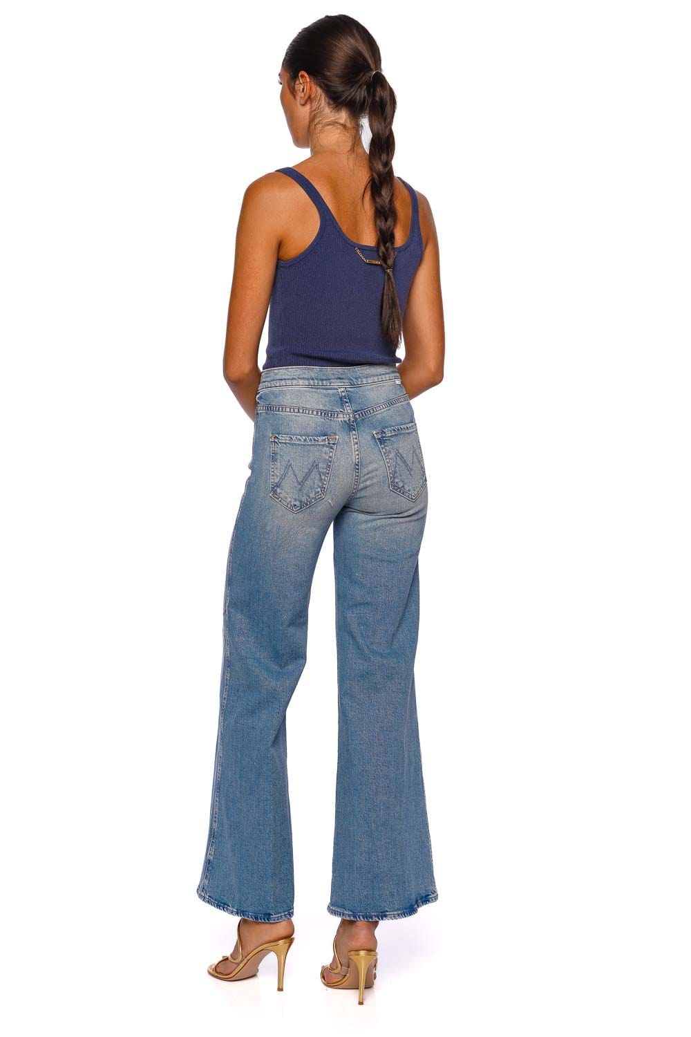 The Tab Roller Skimp Wide Leg Jean
