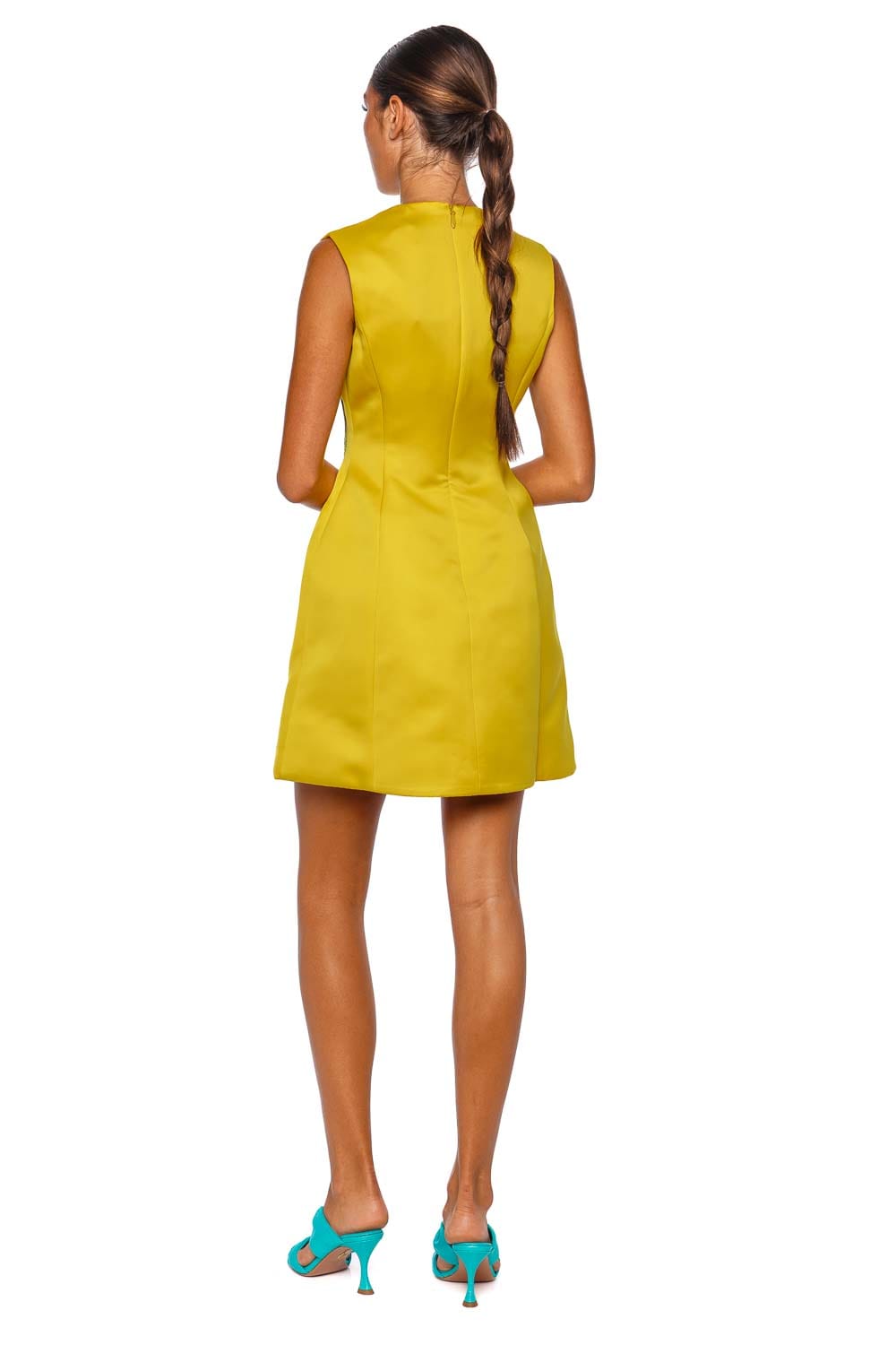 Bree Floral Embroidered Sleeveless Mini Dress