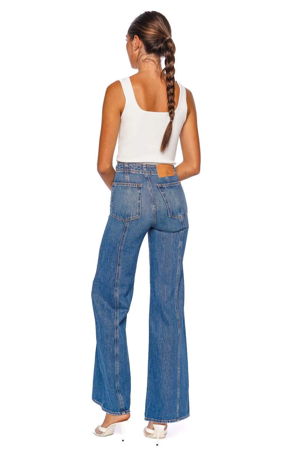 The Delphine High Rise Wide Leg Jean