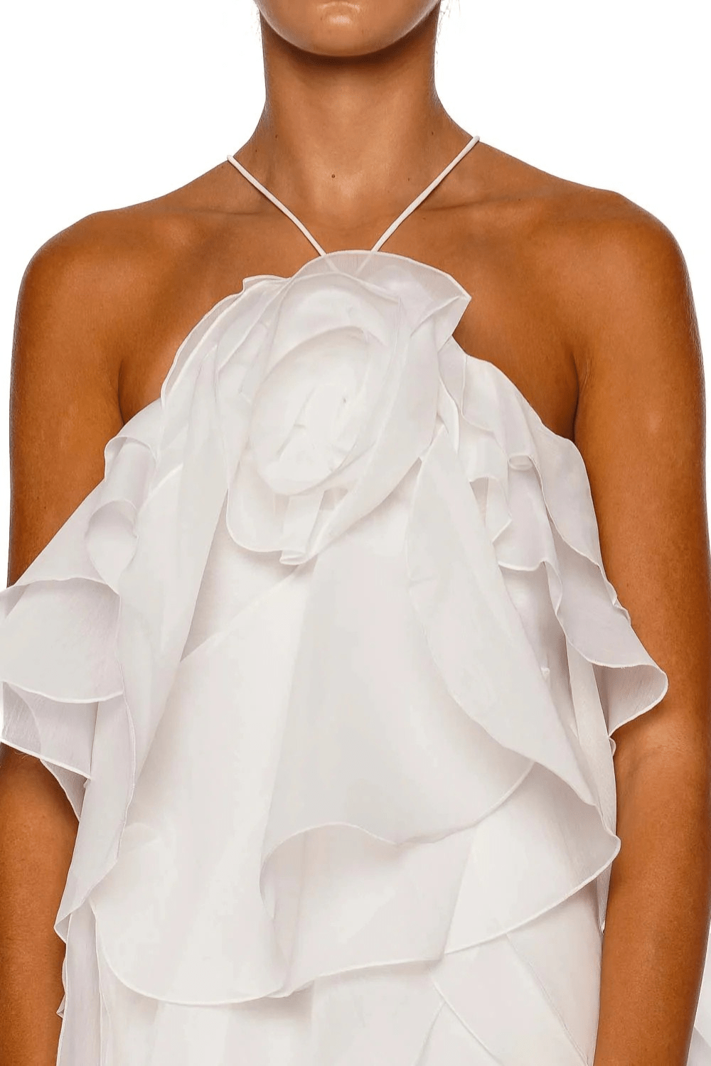 Pandorea Ivory Layered Mini Dress