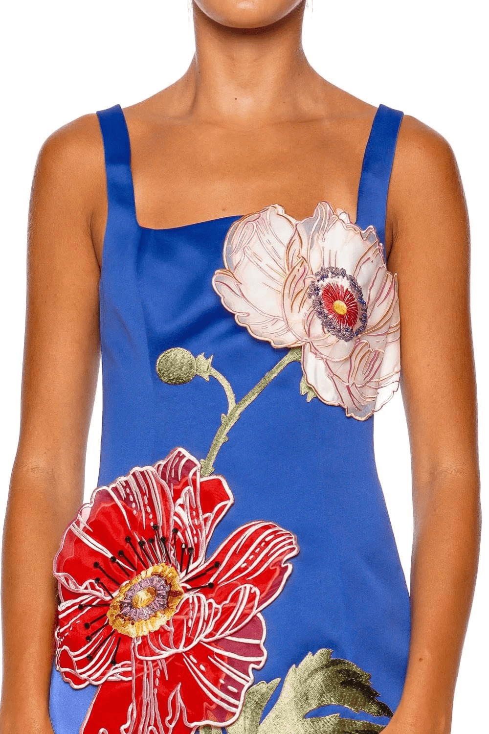 Adelina Floral Embroidered Maxi Dress
