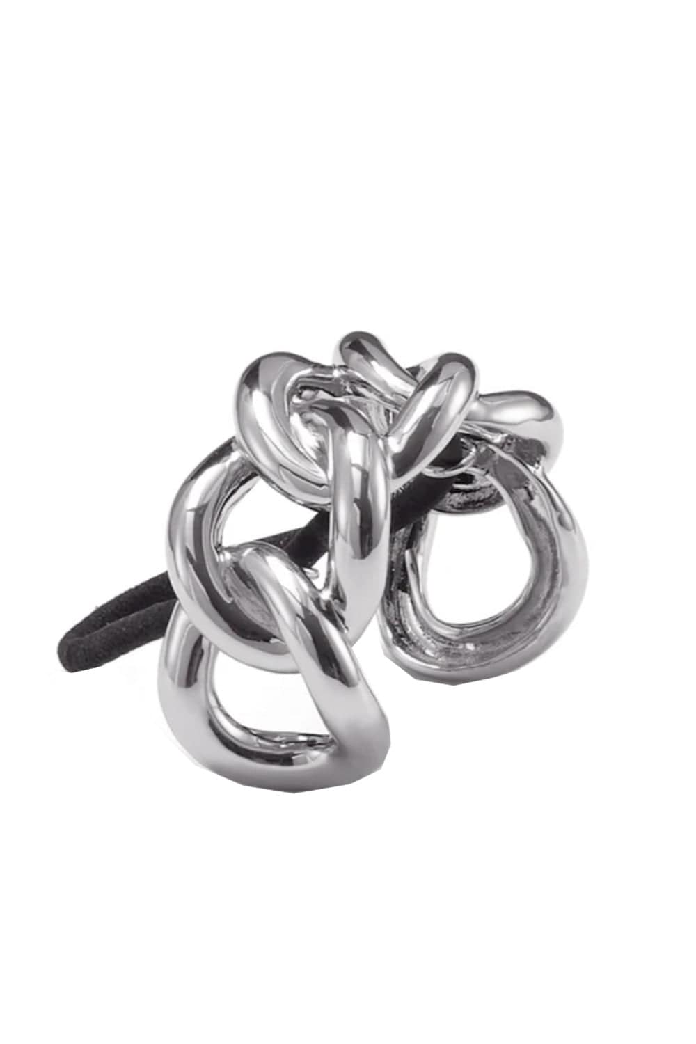Elena Silver Chain Pony Cuff