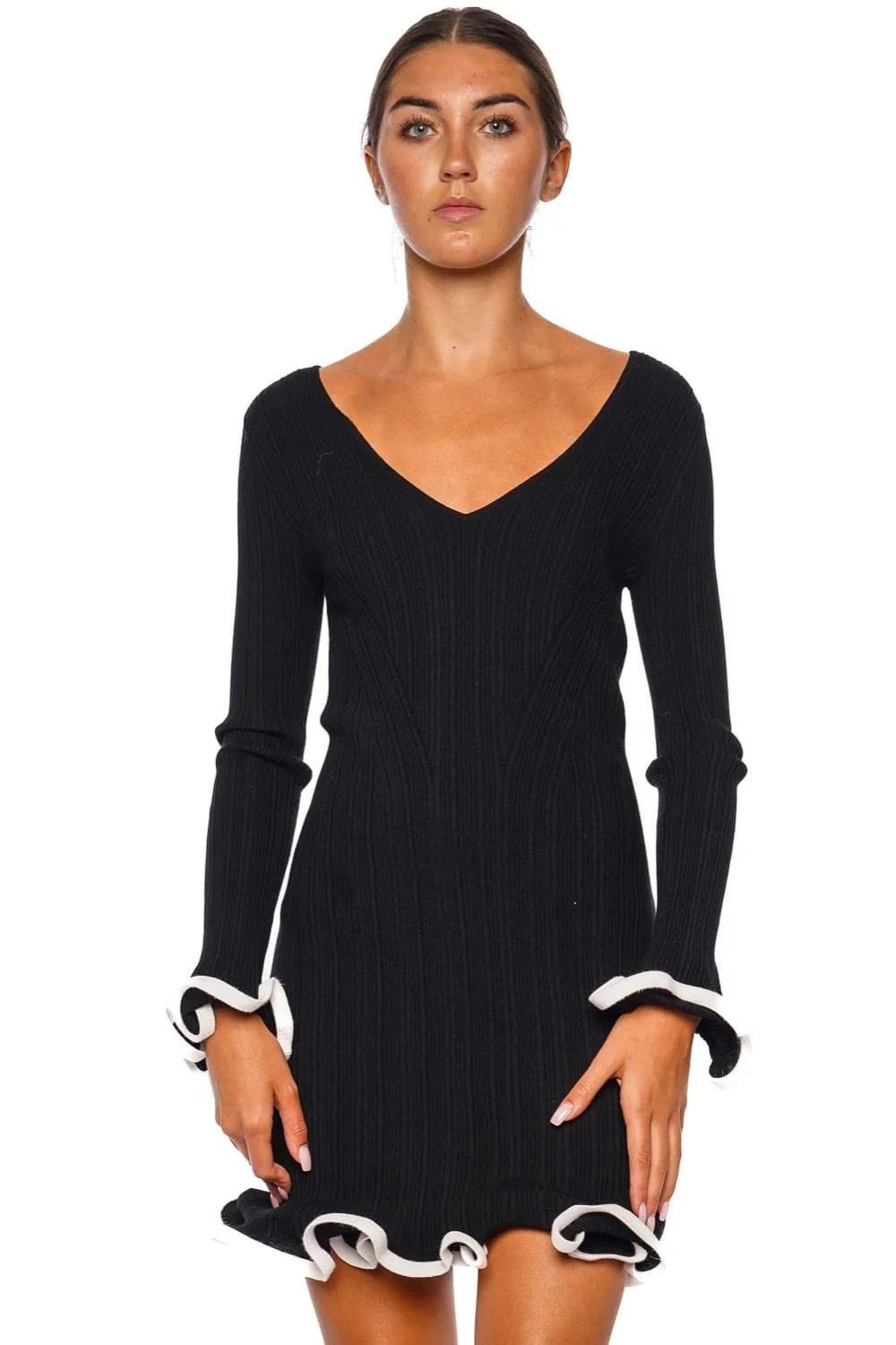 Avalon Ruffled Kit Mini Dress
