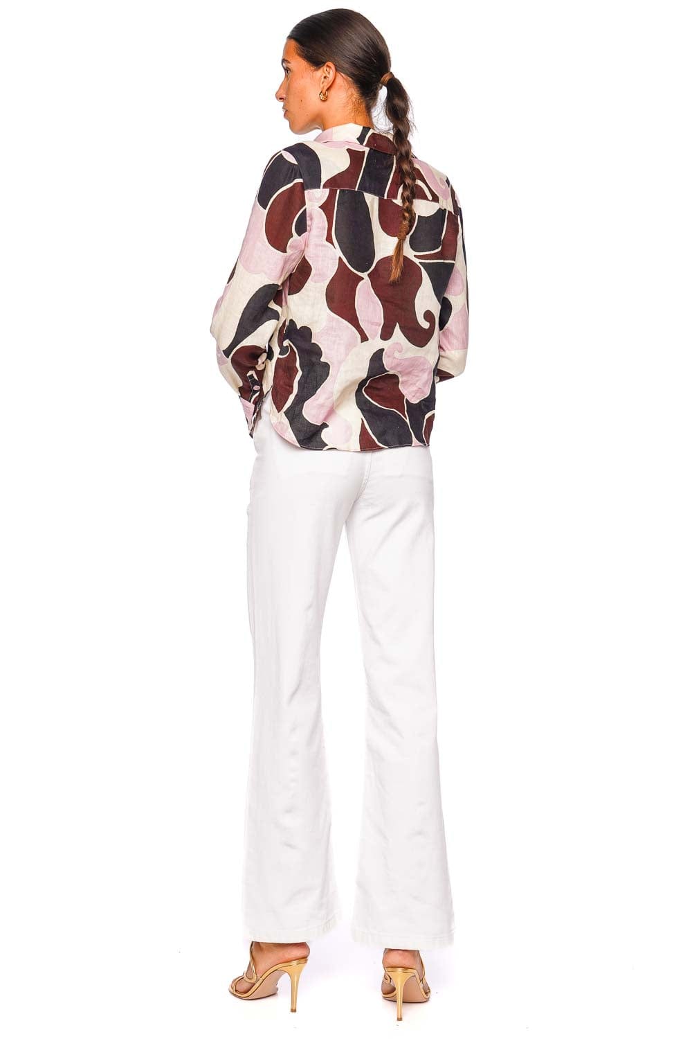 Perfect Petal Wave Button Down Shirt
