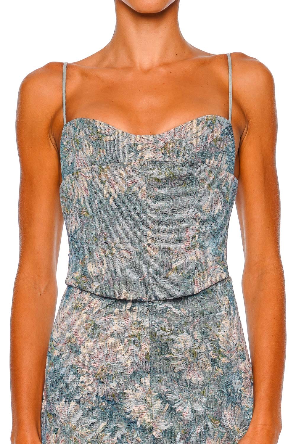 Aleora Aquarelle Jacquard Bustier Top
