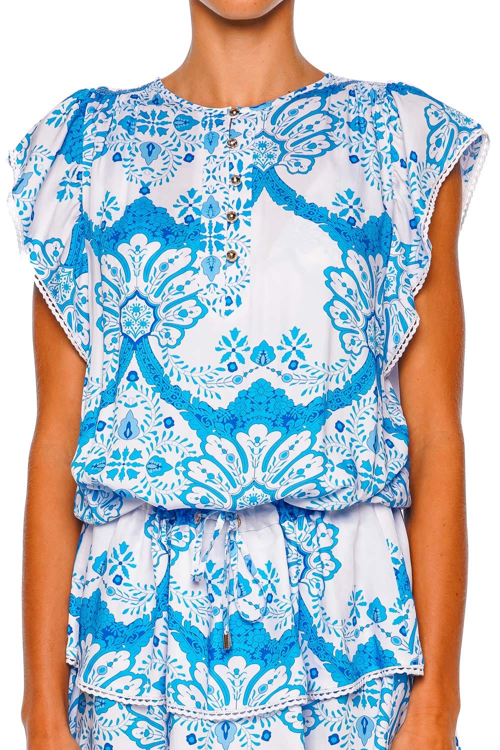 Lenni Florian Cover Up Mini Dress