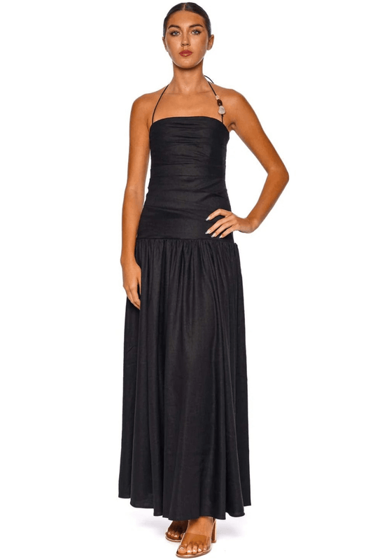 Kasbah Draped Halter Maxi Dress