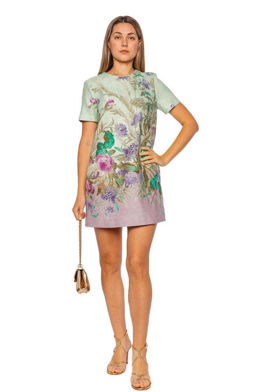 Heath Placée Floral Swing Mini Dress