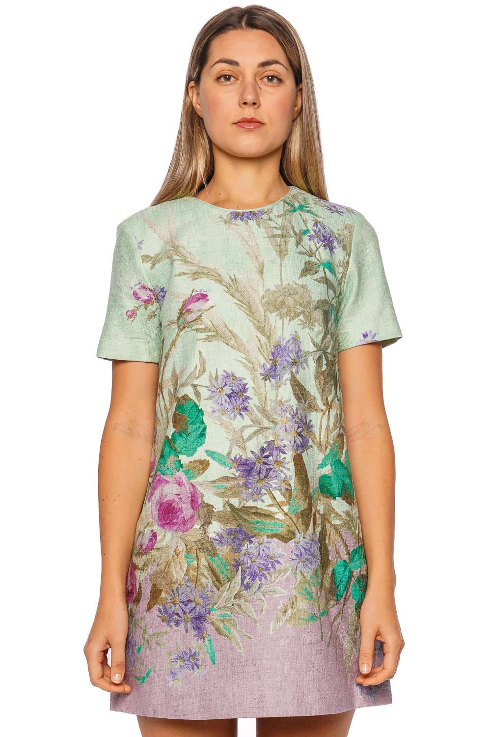 Heath Placée Floral Swing Mini Dress