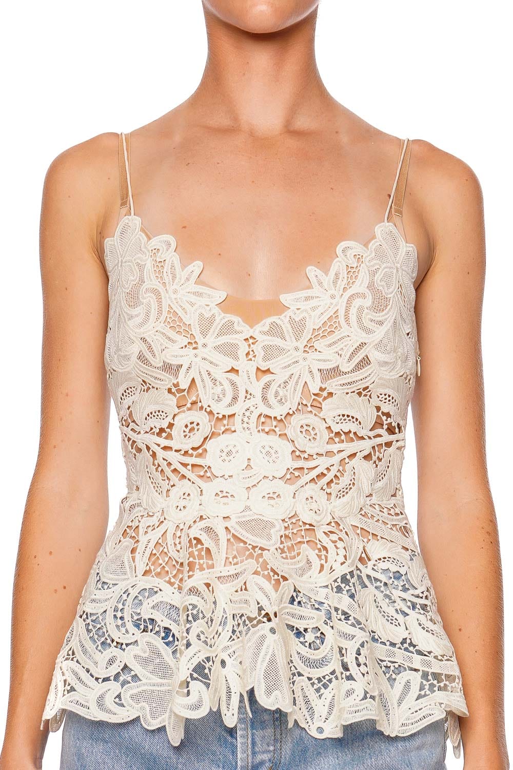 Lotta Pristine Floral Lace Top