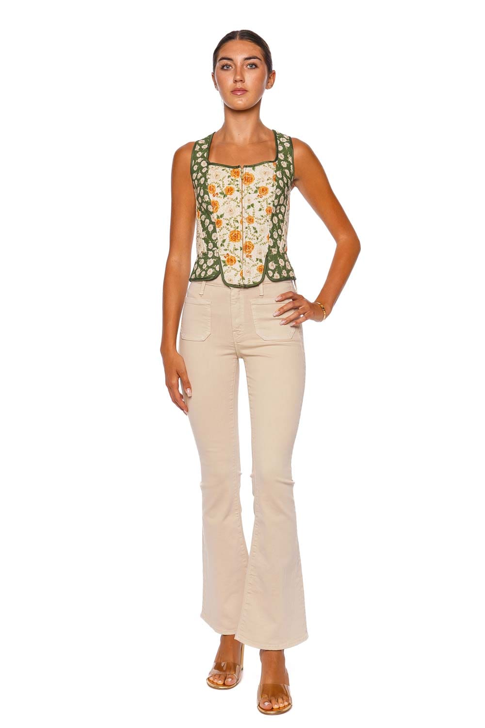 The Patch Pocket Weekender Flare Jean