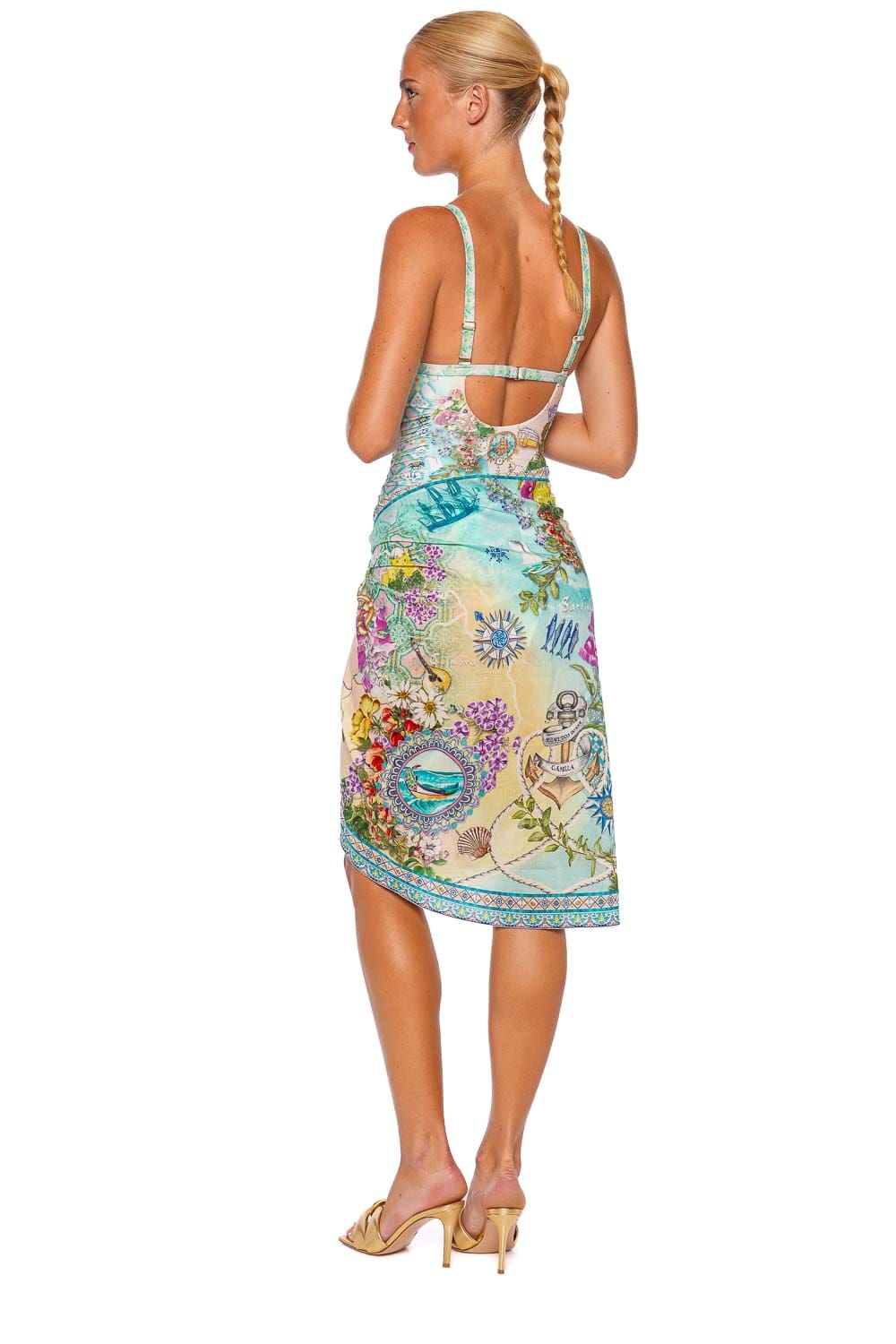 Just Coasting Short Tasseled Sarong