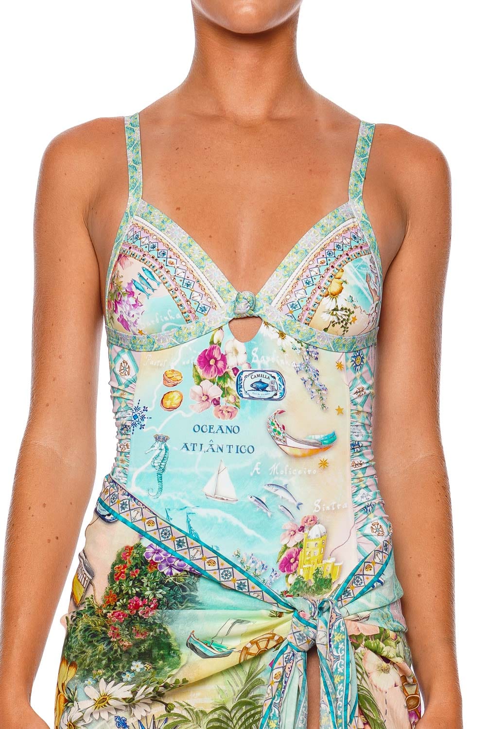 Just Coasting Short Tasseled Sarong