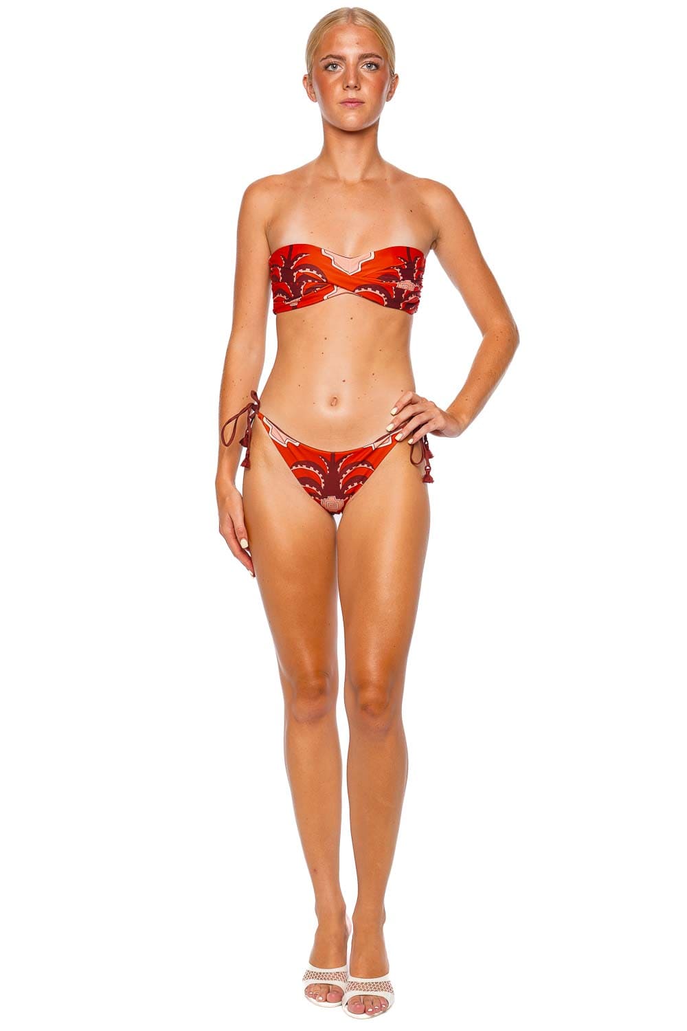 Red Sea Sprite Bandeau Bikini Top
