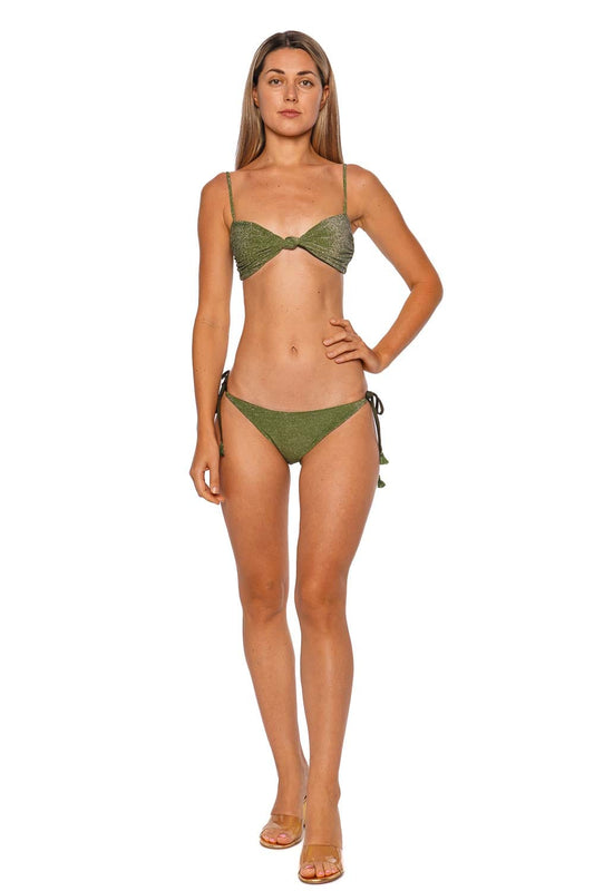 Shimmering Sagrado Side Tie Bikini Bottom