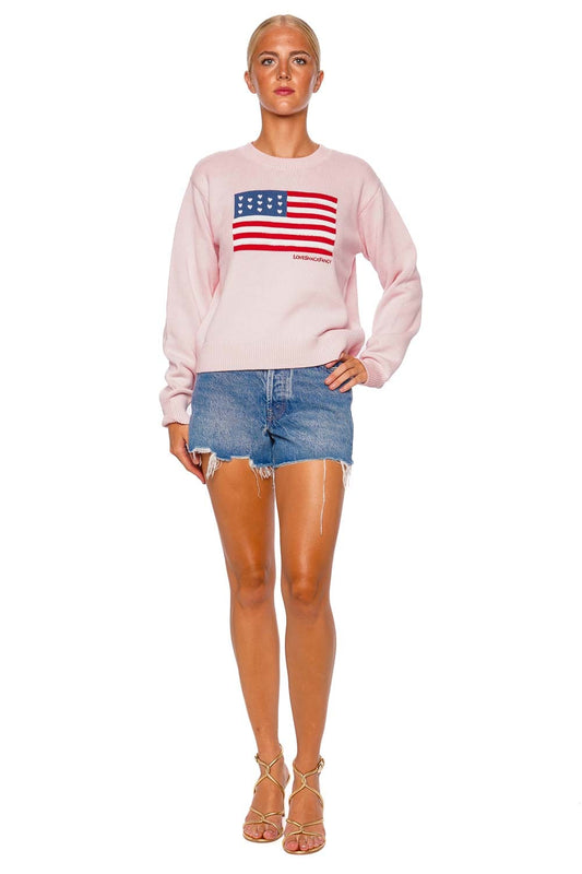 Ty Blushing Liberty Embroidered Knit Pullover