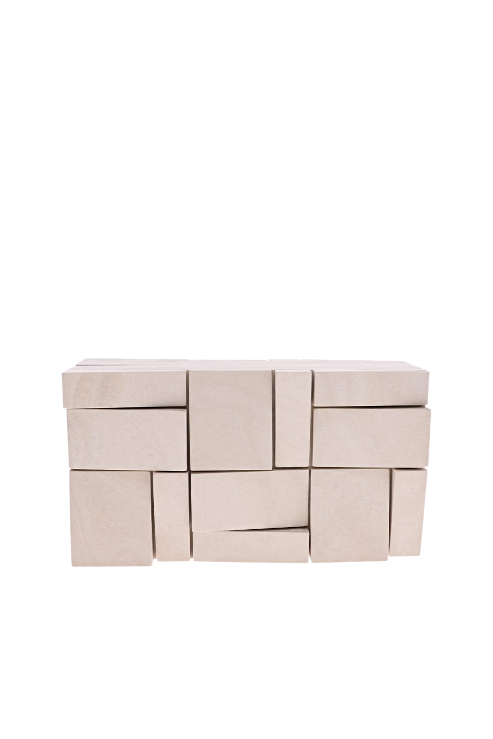 Galleria Travertine Abstract Box Clutch