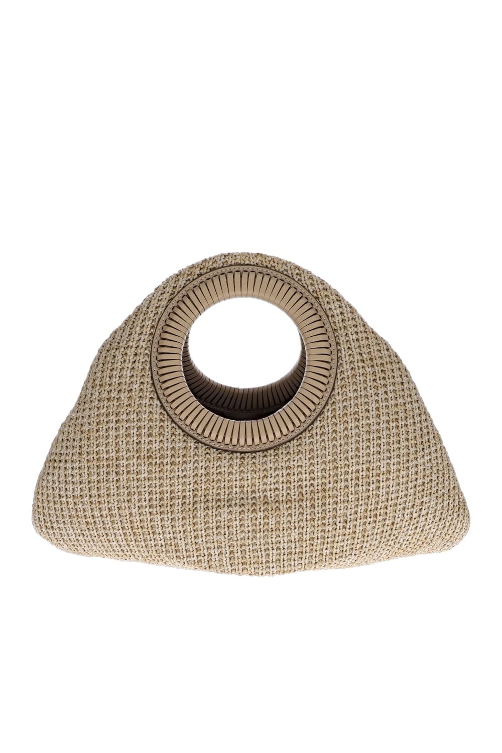 Thais Natural Straw Top Handle Bag