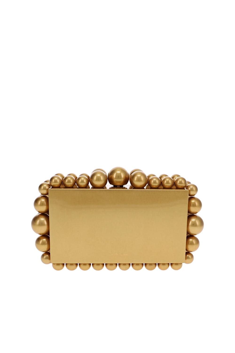 Eos Antique Brass Box Clutch