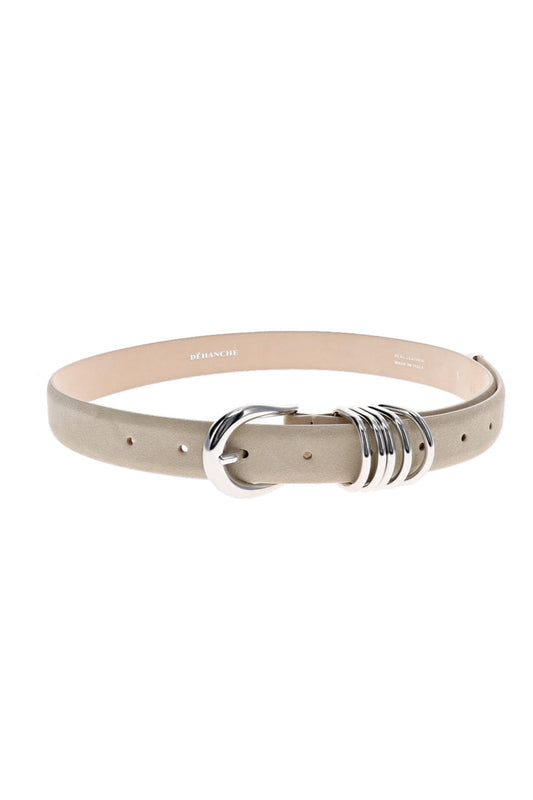 Hollyhock Papyrus Suede Leather Belt