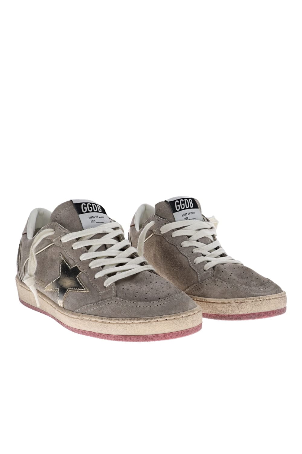 Ballstar Taupe Suede Leather Sneakers