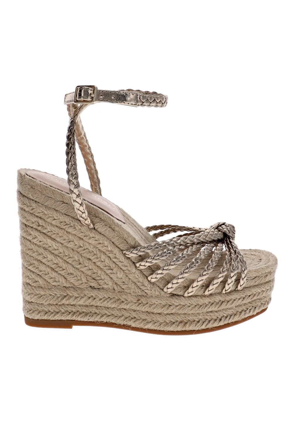 Pamela Champagne Mignon Knot Wedge