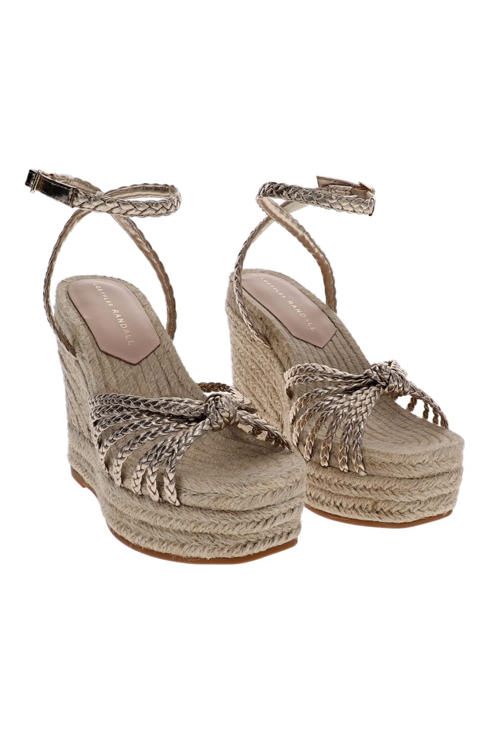 Pamela Champagne Mignon Knot Wedge