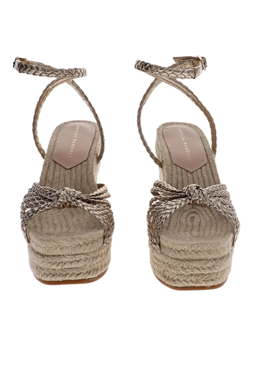 Pamela Champagne Mignon Knot Wedge