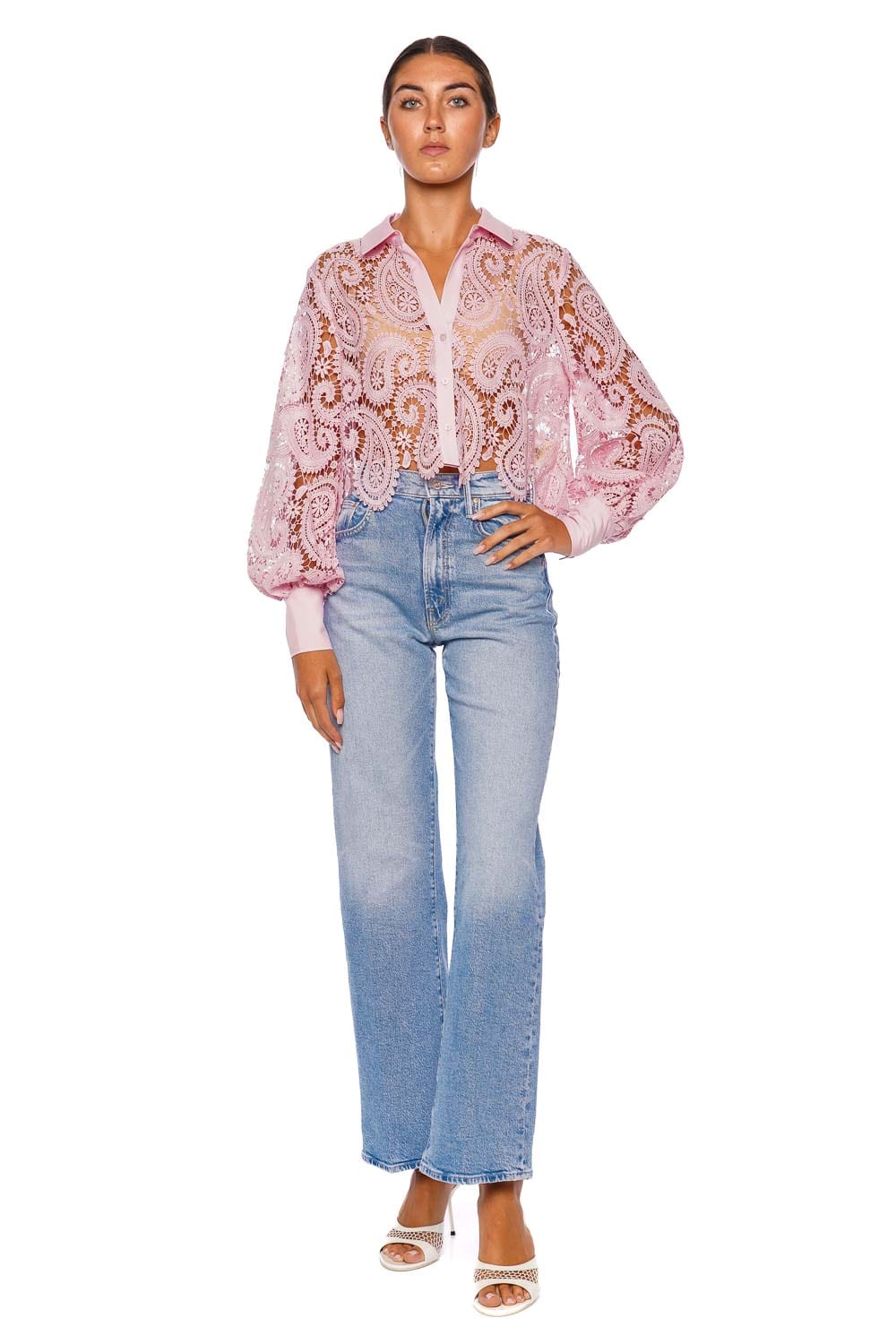 The Lasso Sneak Wide Leg Jean