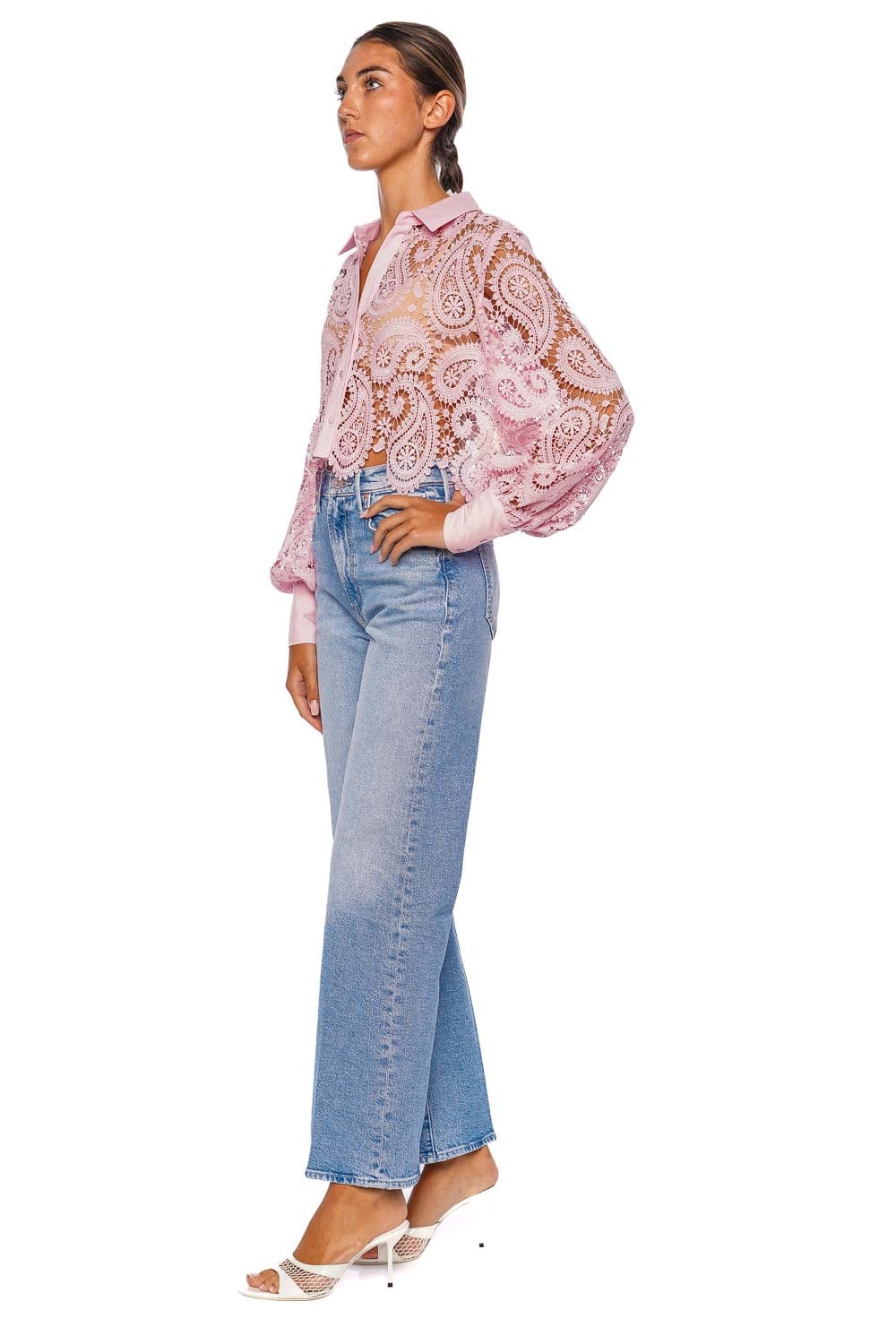 The Lasso Sneak Wide Leg Jean
