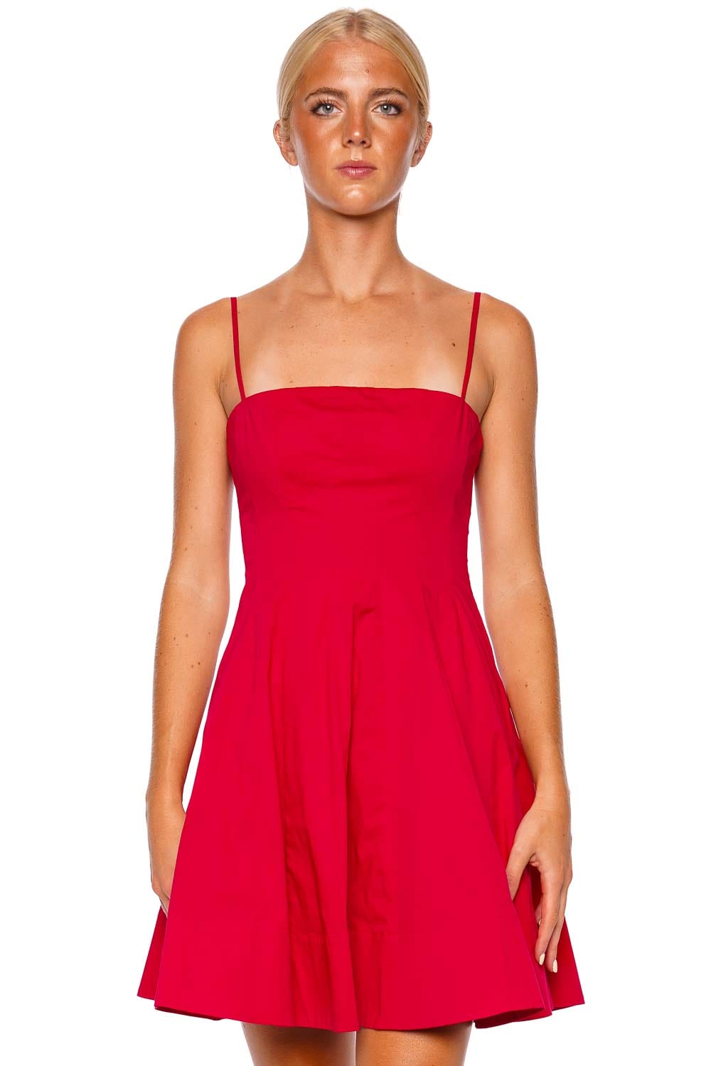 Wylie Cherry Cotton Mini Dress