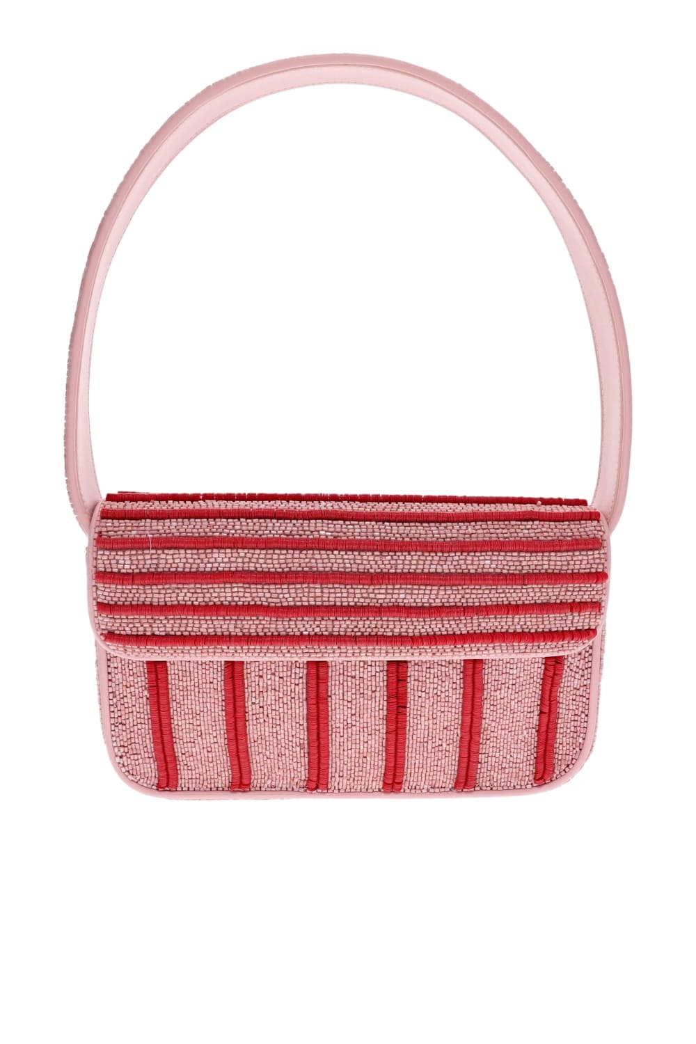 Tommy Montauk Stripe Beaded Shoulder Bag