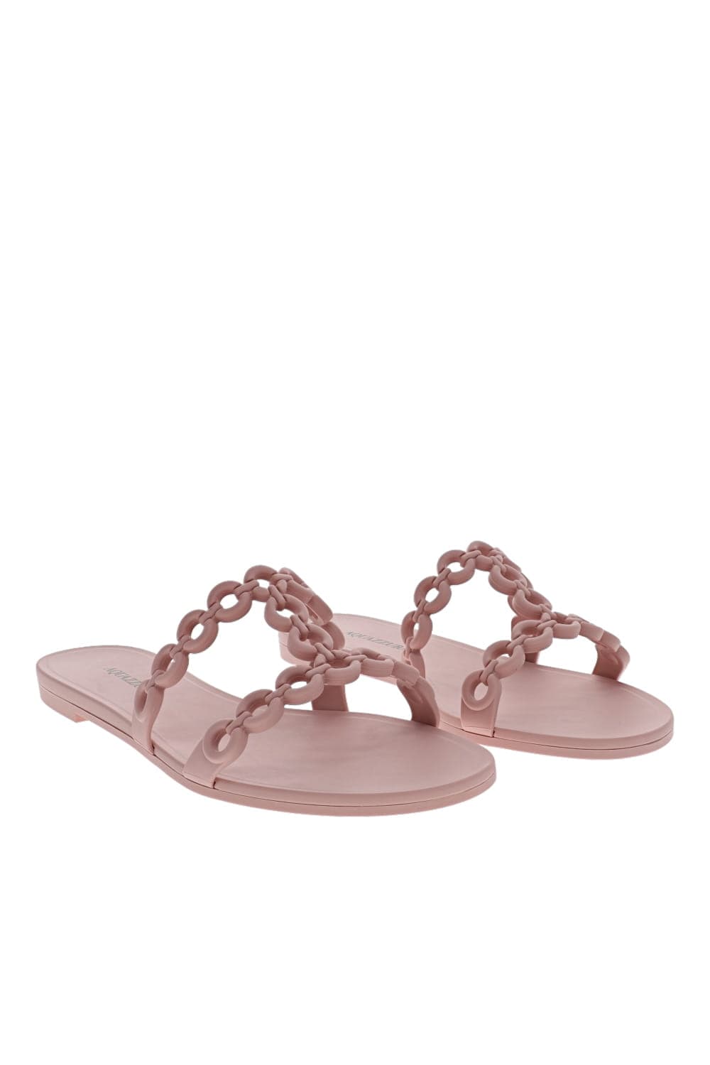 Pink Infinity Chain Jelly Flat Sandal