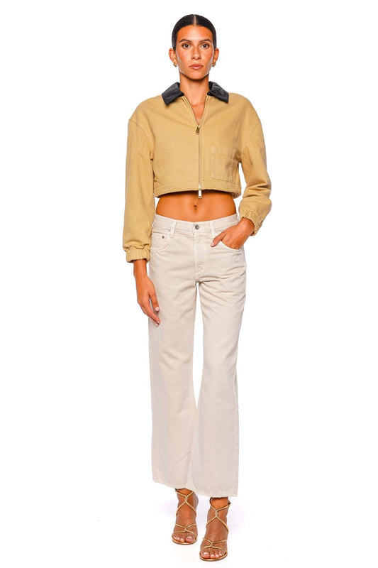 Lindz Low Rise Easy Straight Twill Jean