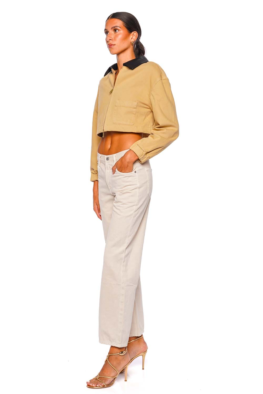 Lindz Low Rise Easy Straight Twill Jean