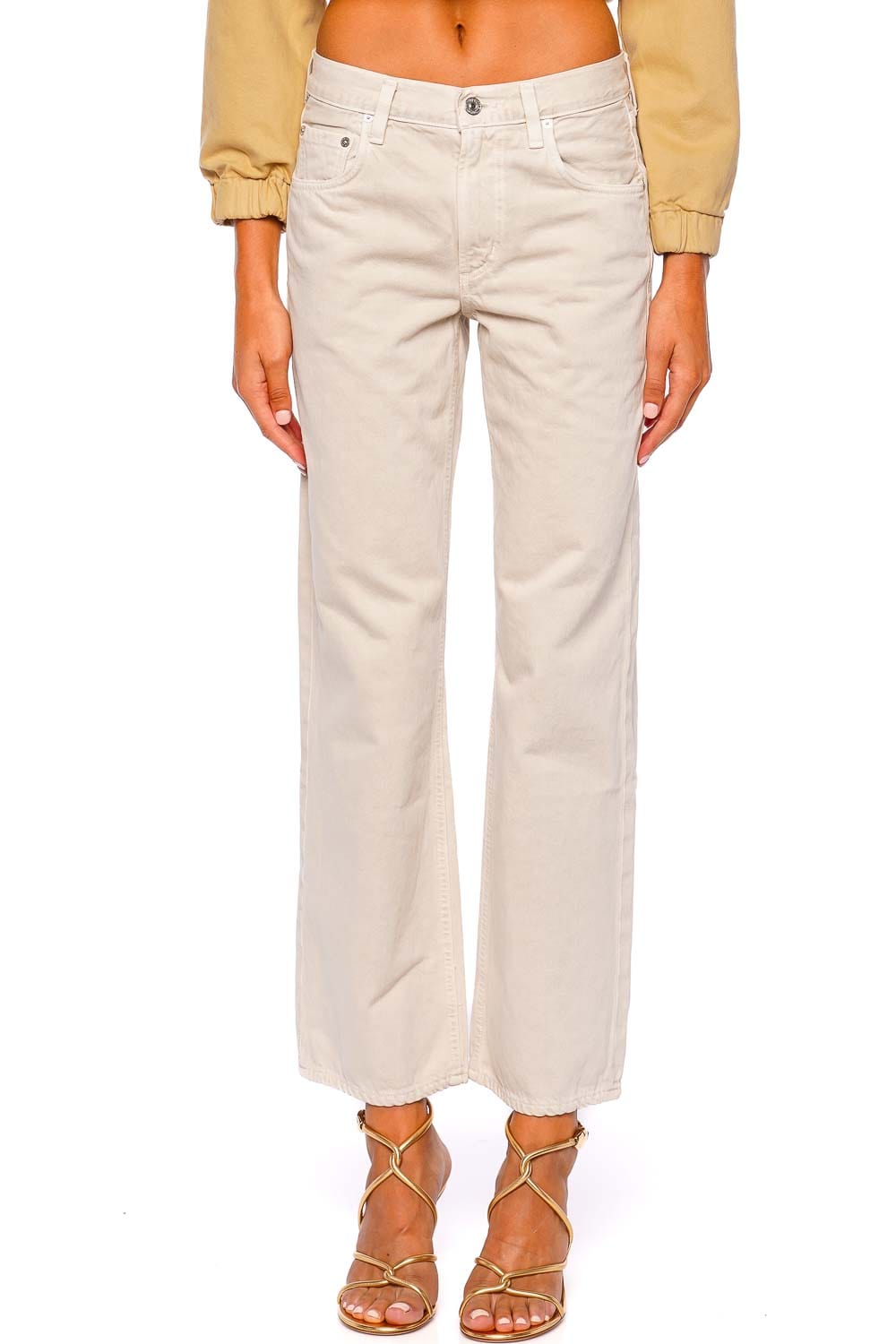 Lindz Low Rise Easy Straight Twill Jean