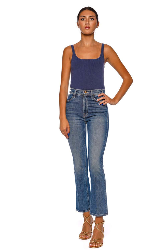 The Hustler Ankle Fray High Rise Jean