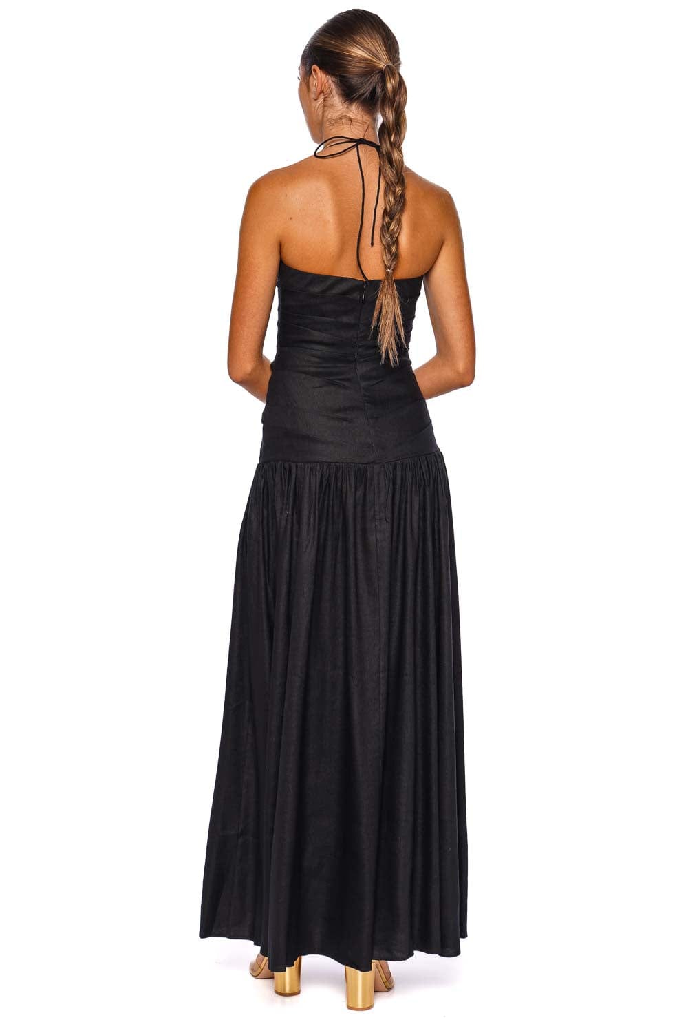 Kasbah Draped Halter Maxi Dress